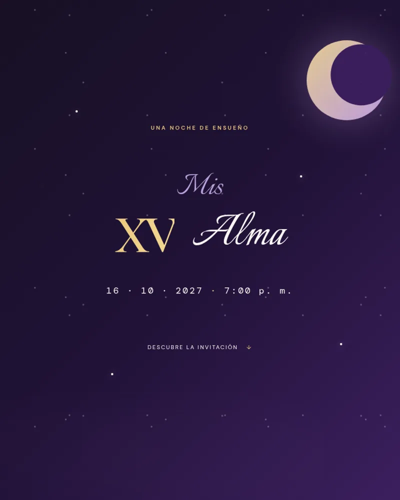 Portada de Azul lavanda: luna violeta y tipografía dorada sobre un cielo estrellado.